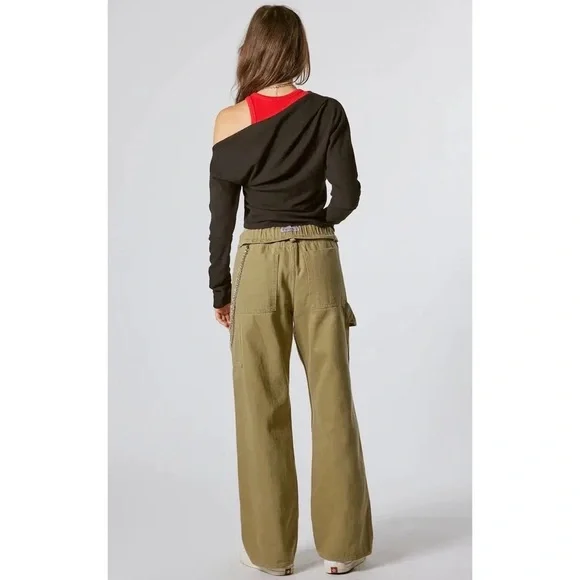 SIGNATURE8 WAFFLE KNIT OFF SHOULDER TOP ❤️NEW COLLECTION IN STORES❤️ - Picture 4 of 4